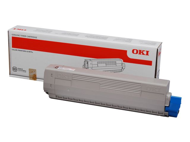 OKI Toner, C822, svart, 44844616, st