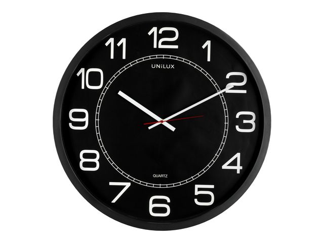 Unilux Väggur mega 57,5cm svart, st