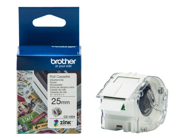 Brother Etikett CZ1004 25mm, st