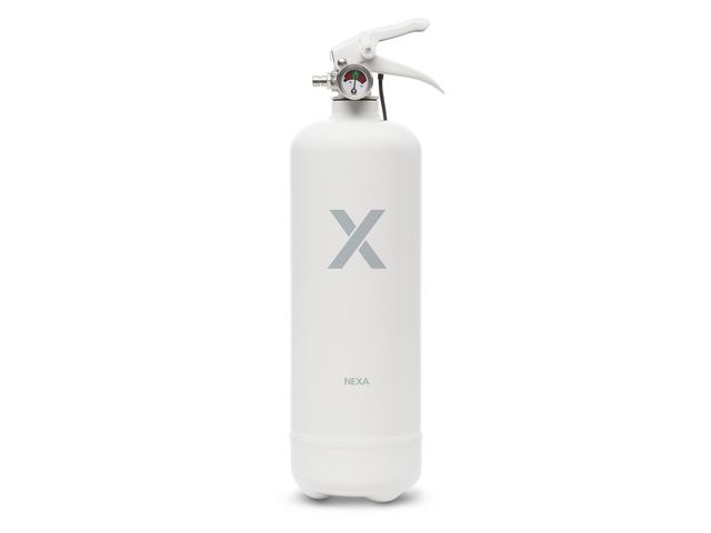 NEXA Brandsläckare 1kg pulver vit, flaska om 1 kg
