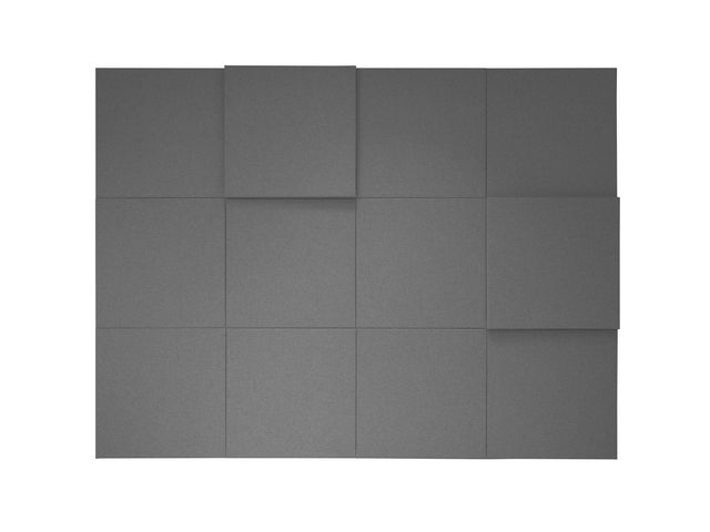 Väggabsorbent 50x50x3 Dox 52-mel.grå, st