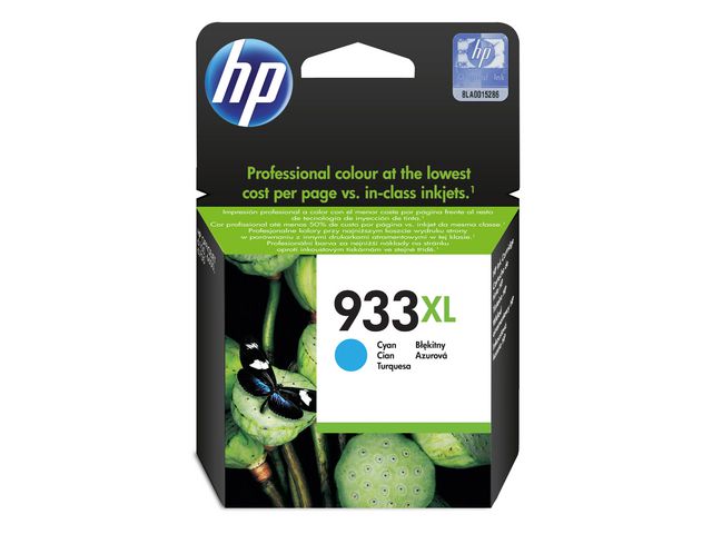 HP Bläckpatron CN054AE 933XL Cyan, st
