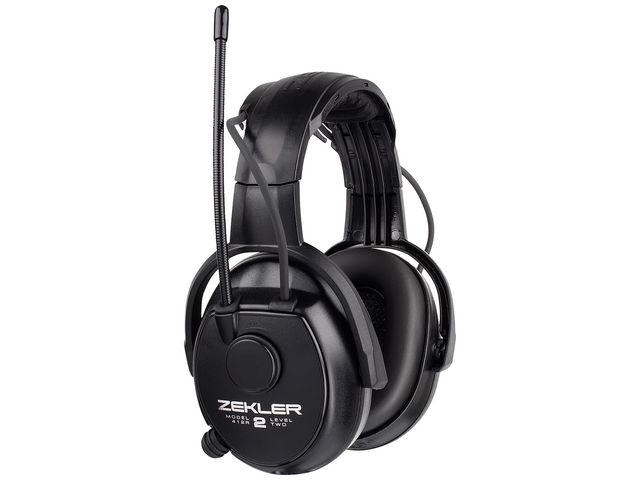 ZEKLER Hörselkåpa 412R Radio Svart, st