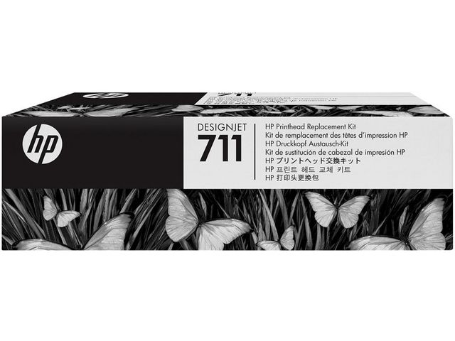 HP Skrivhuvud C1Q10A 711, fp om 4 st