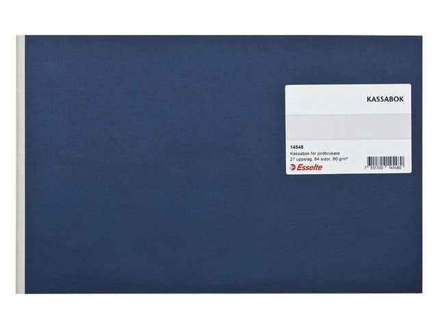 Esselte Kassabok för jordbrukare, kartongbunden, 360 x 240 mm, st