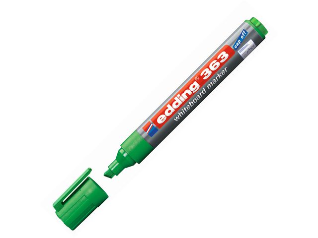 edding Whiteboardpenna 363, snedskuren spets, 1–5 mm, grön, st