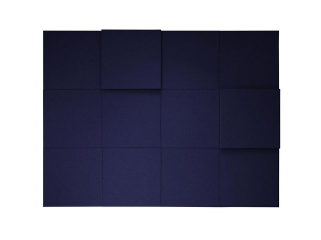 Väggabsorbent 50x50x5 Salsa 40-m.blå, st