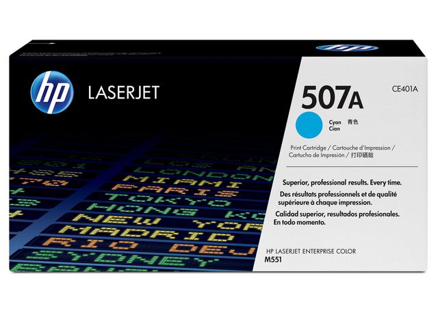 HP Toner CE401A 507A 6K Cyan, st