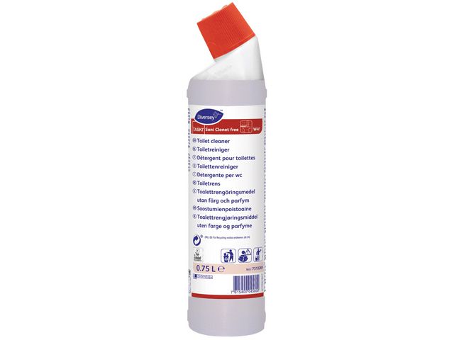 Taski WC-rent Sani Clonet free W4f, vätska, flaska om 750 ml