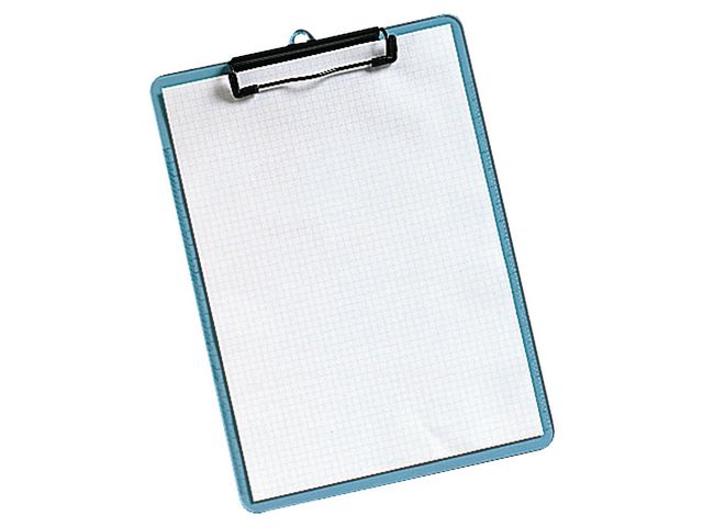 Blockhållare A4 transparent blå, st