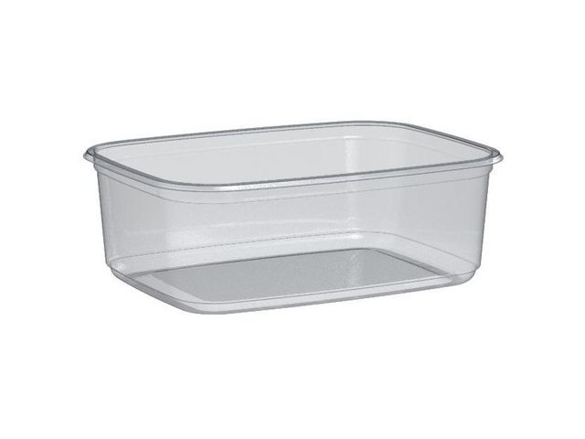 Salladsskål, plast, 500 ml, genomskinlig, fp om 60 st