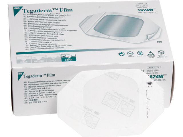 3M™ Tegaderm 1624W 6x7cm, fp om 100 st