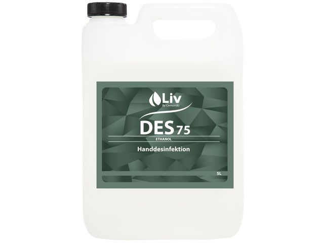 Liv Handdesinfektion Des 75 5L, flaska om 5 l