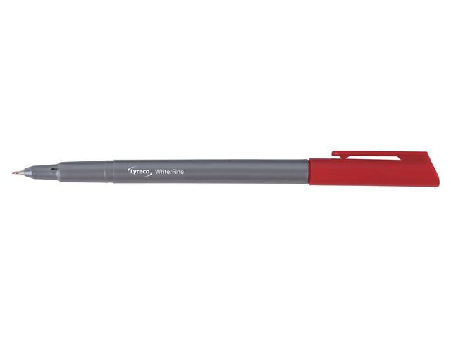 Lyreco Fineliner 0,4mm röd, st