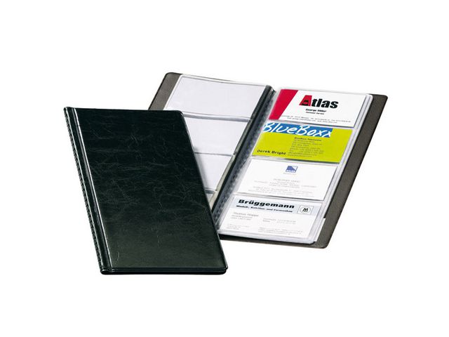 Durable Visitkortsbok, VISIFIX, 57 x 90 mm, för 96 kort, svart, st