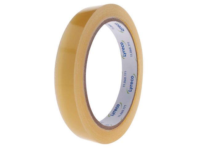 Lyreco Kontorstejp 66mx12mm klar 12/FP, fp om 12 rullar