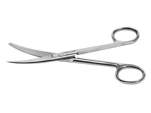 Operationssax böjd sp/tr Avd-kval 15cm, st