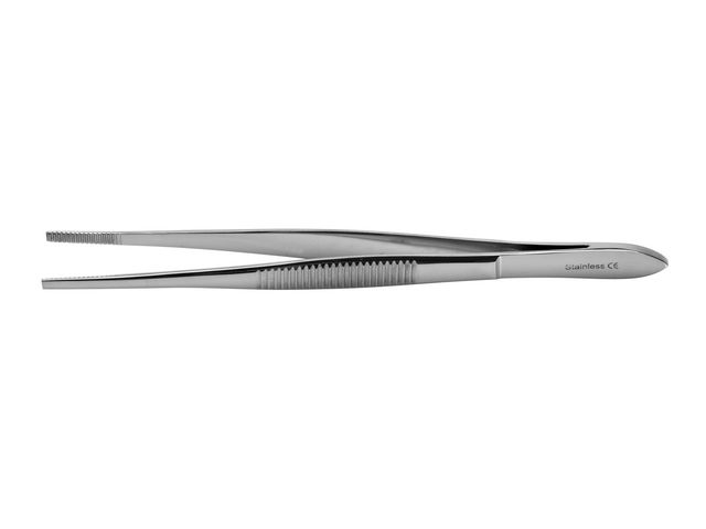 Pincett tvär spets Avd-kval 11cm, st