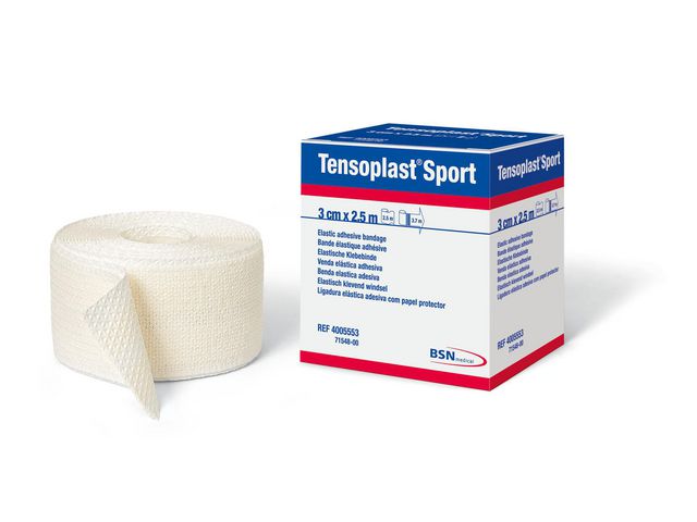 Sporttejp 3cmx2,5m, st
