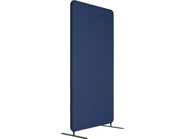 Golvskärm m.ben 120x150 Salsa 40-m.blå, st