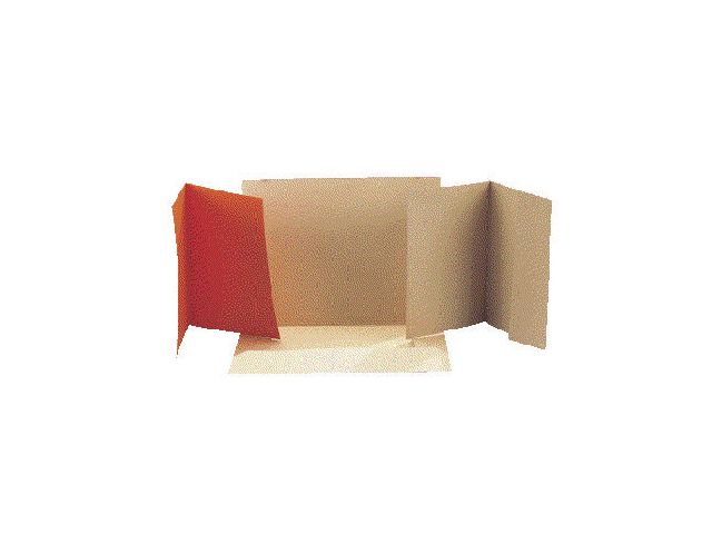 Mapp kartong 1-klaff A4 brun, st