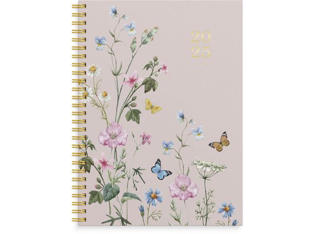 Burde Kalender 2025 Business Story blomma, st