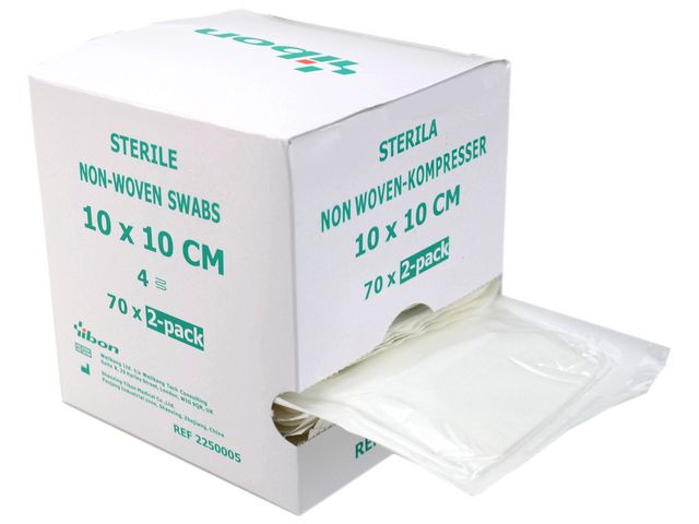 yibon Kompress NW steril 2-p 10x10cm, fp om 140 st