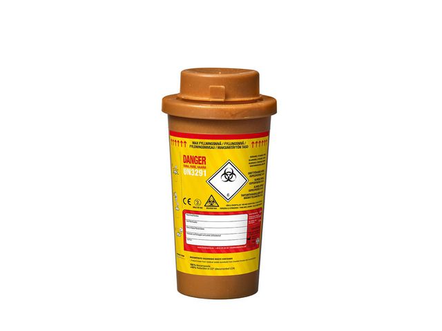 WoodSafe® Kanylburk med lock 0,5L, fp om 2 st