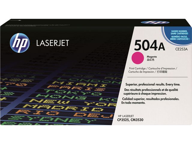 HP Toner CE253A 504A 7K Magenta, st