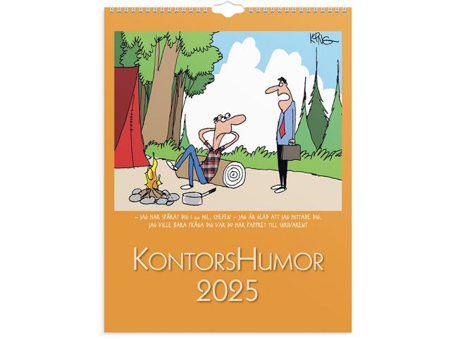 Burde Väggkalender 2025 Kontorshumor, st