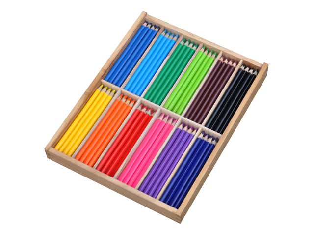 PLAYBOX Färgpennor trekantiga 144/FP, fp om 144 st