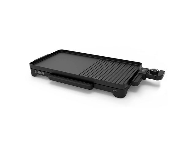 Black & Decker Bordsgrill Platt 2200W svart, st