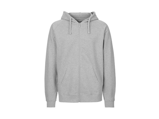 Neutral® Hoodie zip O63301 herr grå XL, st