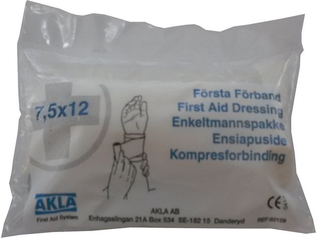 AKLA Första förband 7,5x12cm, st