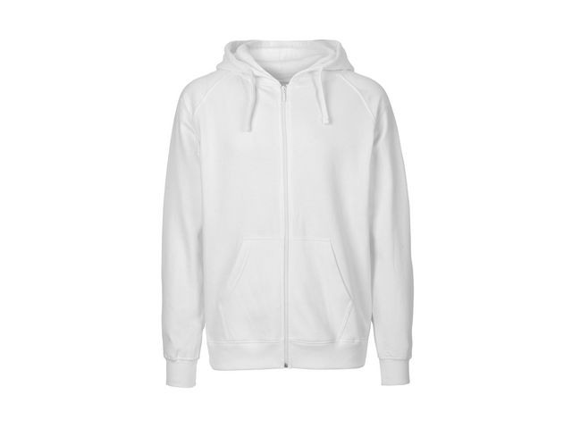 Neutral® Hoodie zip O63301 herr vit M, st