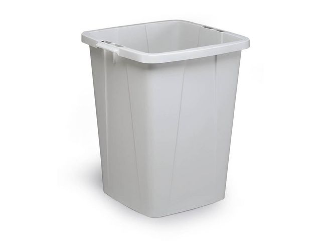 Durable Papperstunna 90 L rektangulär grå, st