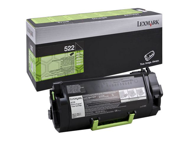 Lexmark Toner 52D2000 522 svart, st