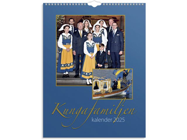 Burde Väggkalender 2025 Kungafamiljen, st