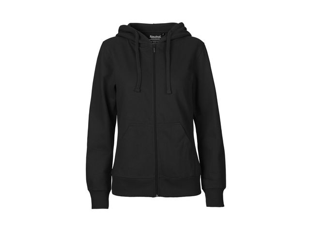Neutral® Hoodie zip O83301 dam svart 2XL, st