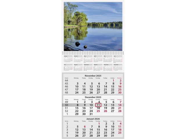Burde Väggkalender 2025 Trebello, st