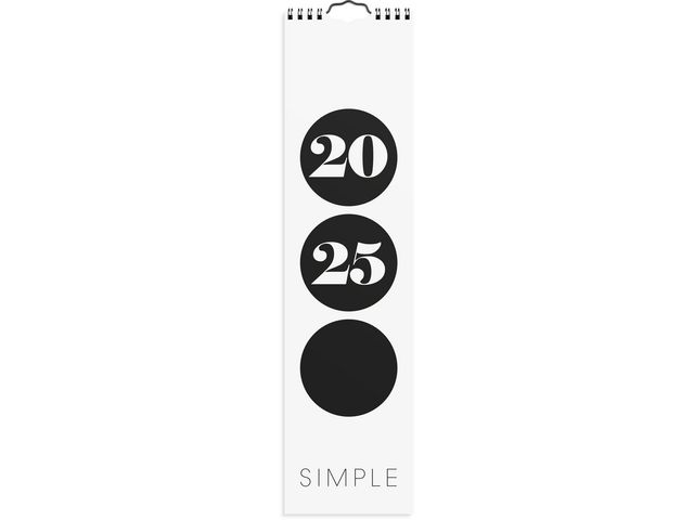 Burde Väggkalender 2025 Simple, st