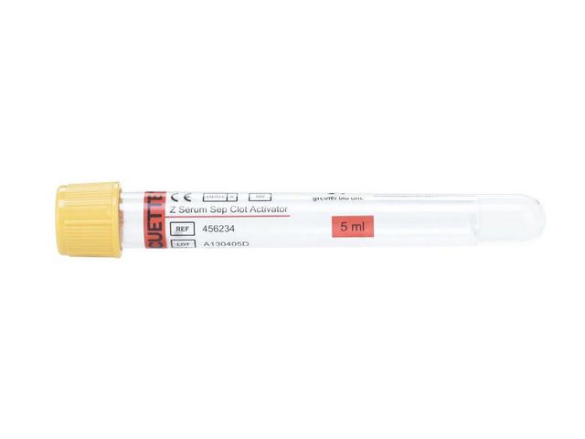 VACUETTE Vacuette Guldgul Serum Gel7/5ml, fp om 50 st