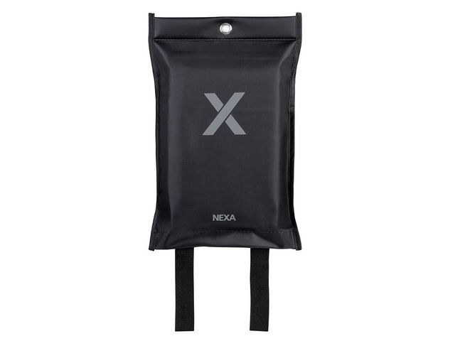 NEXA Brandfilt Silikon 120x120cm Svart, st