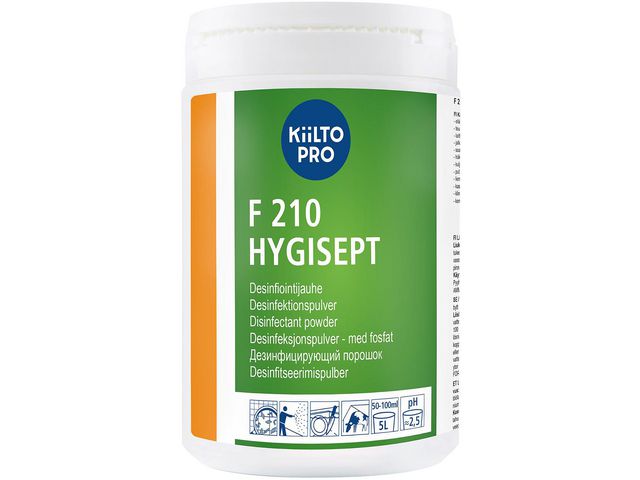 KiiLTO PRO Ytdesinfektion F210 Hygisept 1kg, fp om 1 kg