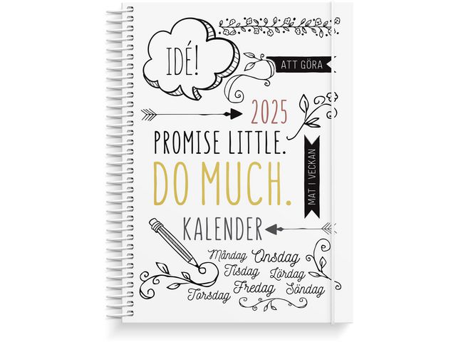 Burde Kalender 2025 Doodle, st