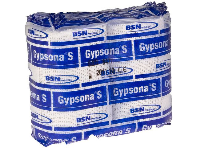 Gypsona Kalkgips S 10cmx3m, fp om 2 st
