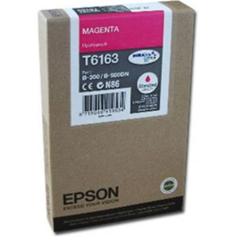Epson Bläckpatron, T6123, hög kapacitet, magenta, singelförpackning, C13T612300, st