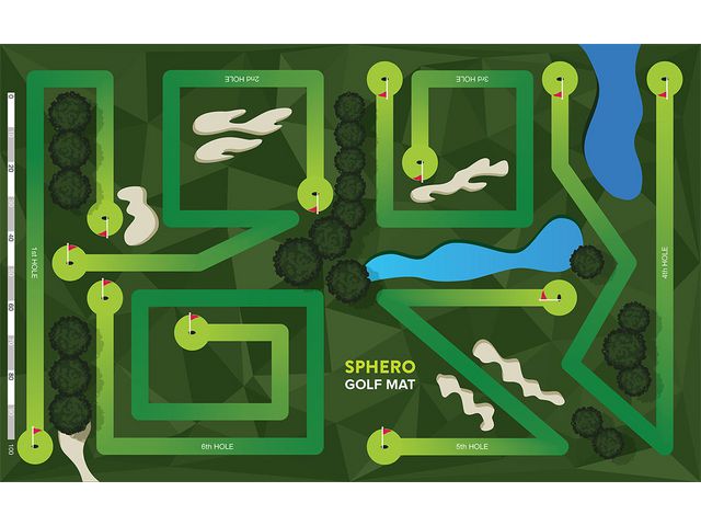 sphero aktivitetsmatta 3 - Golf Course, st