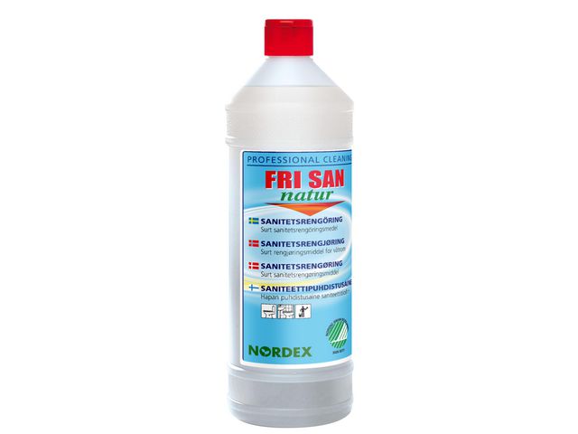 NORDEX Sanitetsrengöring Fri San Nature, utan parfym, 1l, st