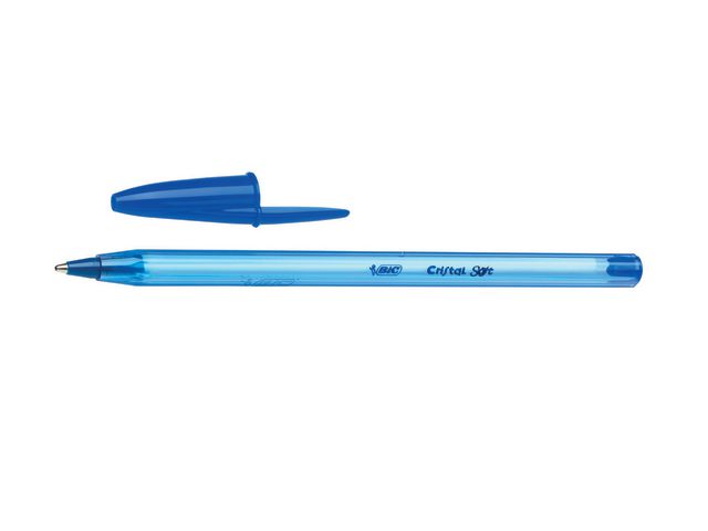 BIC® Kulpenna Cristal® Soft stor spets 1,2mm blå, st